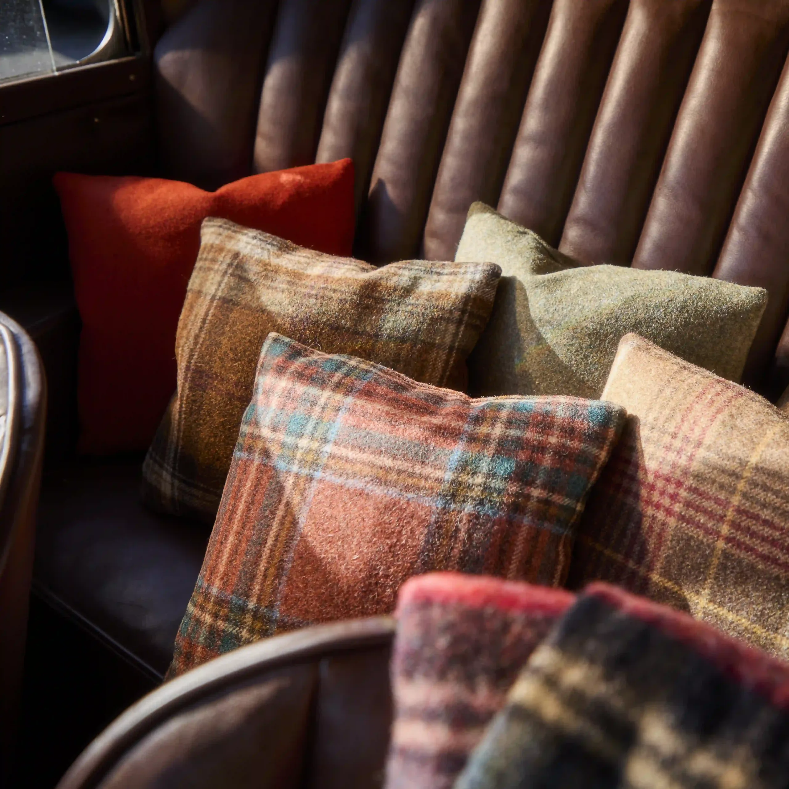 Plaids & Tartans Cushions Lifestyle Image