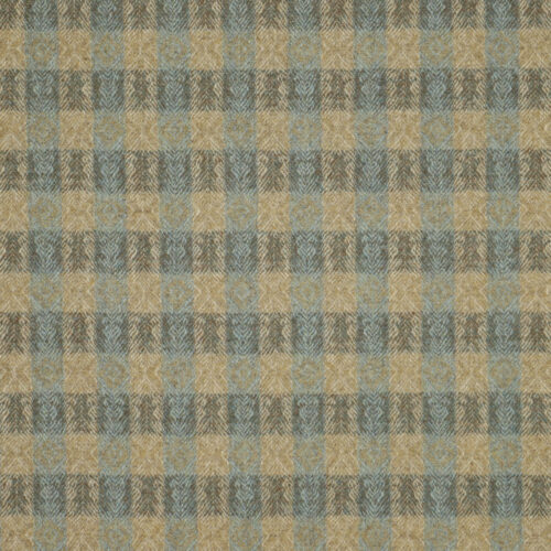 Oakes Interiors Fabric in Aqua/Rust by MOON.