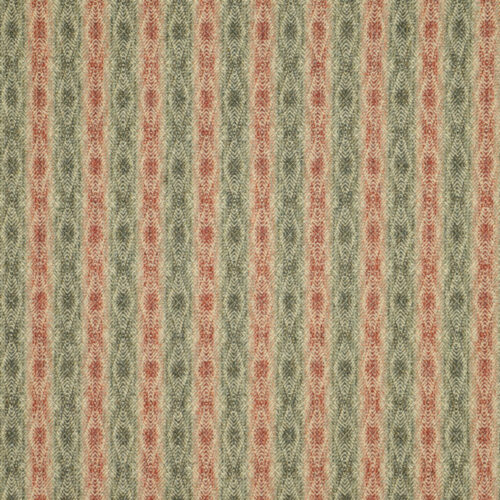 Netherfield Interiors Fabric in Sage/Red by MOON.