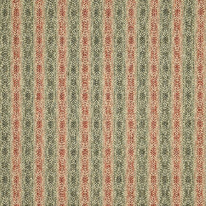 Netherfield Interiors Fabric in Sage/Red by MOON.